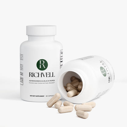 Richvell™ Organic Ashwagandha & Black Pepper - Richvell