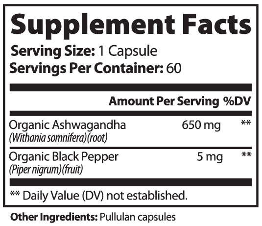 Richvell™ Organic Ashwagandha & Black Pepper - Richvell