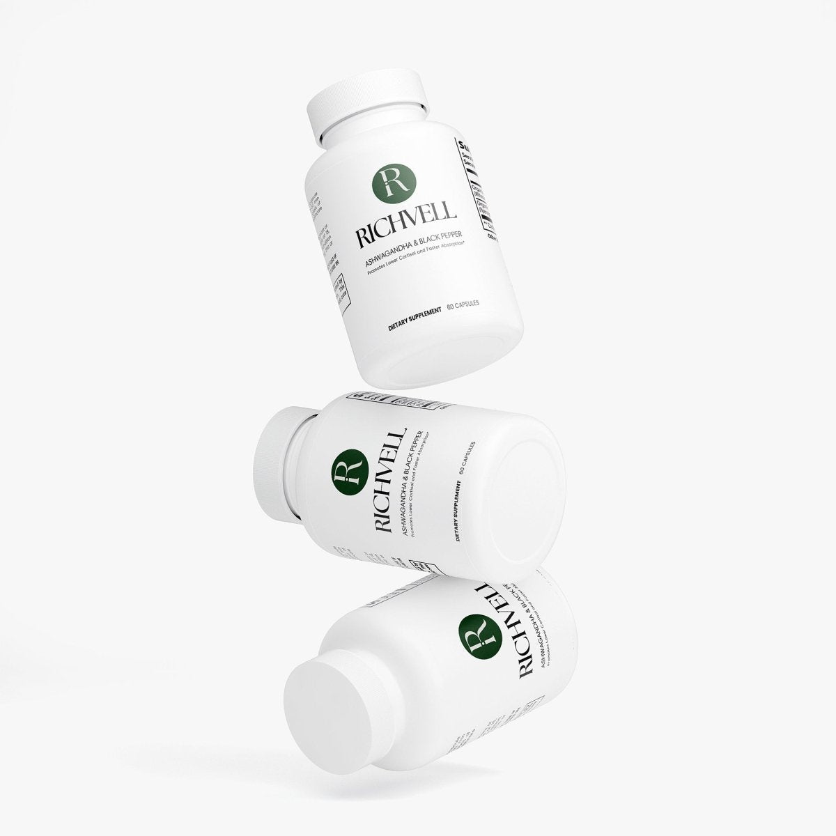 Richvell™ Organic Ashwagandha & Black Pepper - Richvell